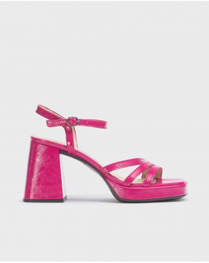 Wonders-Outlet Tacones-Sandalias LOVE Fucsia