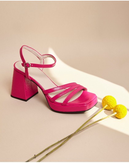 Wonders-Outlet Tacones-Sandalias LOVE Fucsia