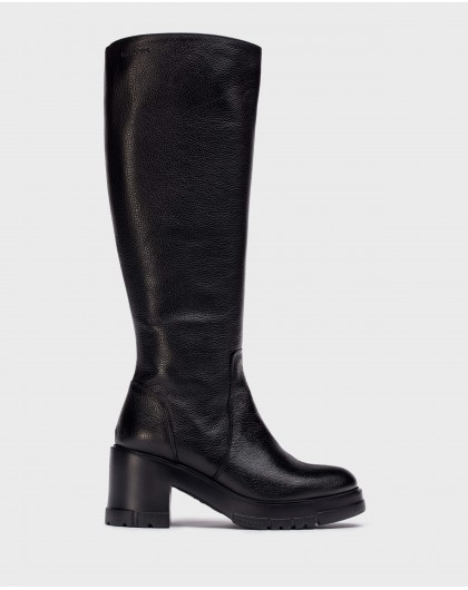 Wonders-Botines y Botas-Bota piel suela track
