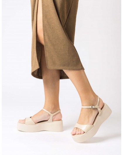 Wonders-Outlet Sandalias-Sandalias con plataforma AURORA Natural