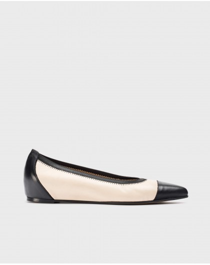 Wonders-Outlet Zapatos planos-Bailarina ELSA Bicolor