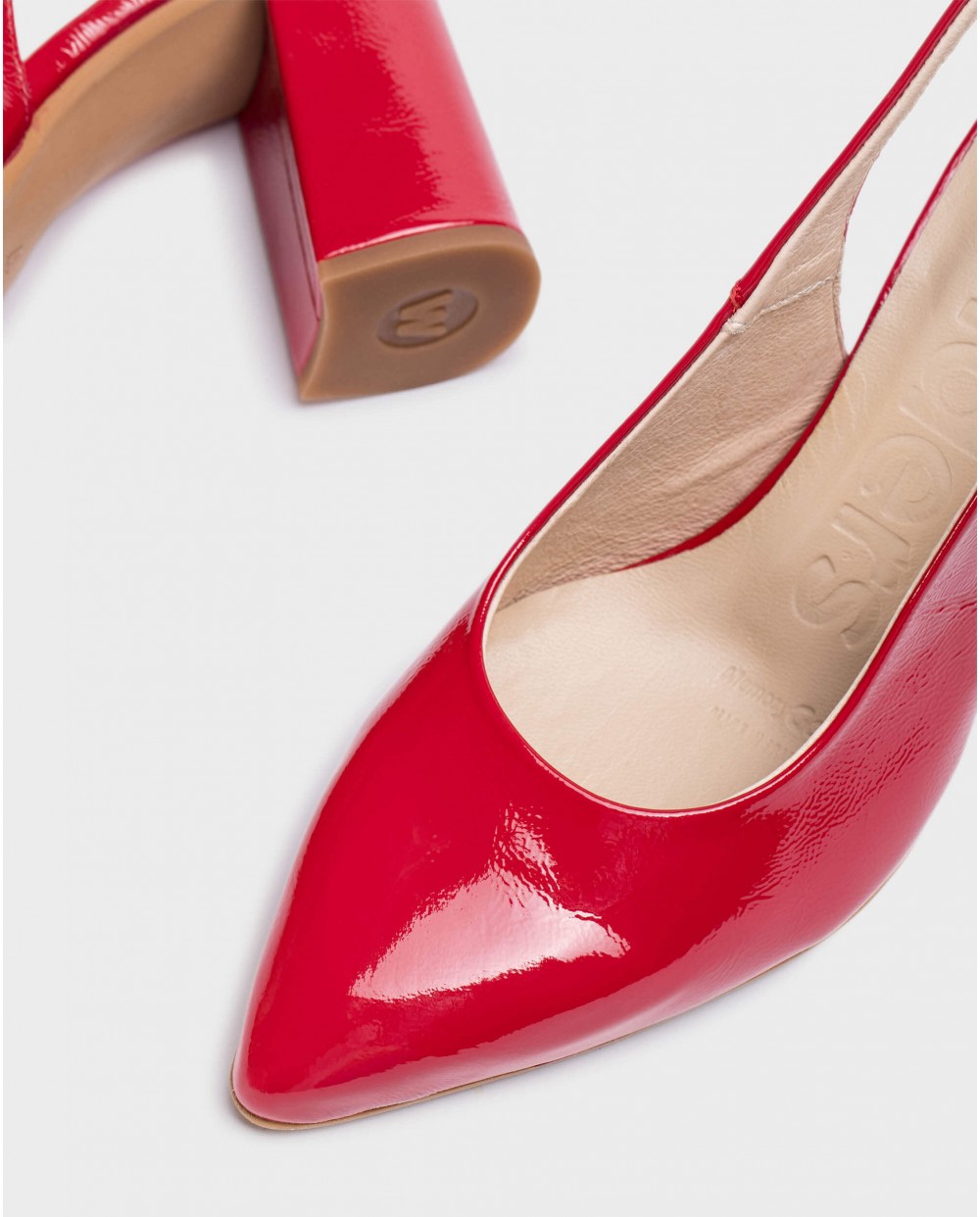 Wonders-Tacones-Zapatos de tacón VILMA Rojo