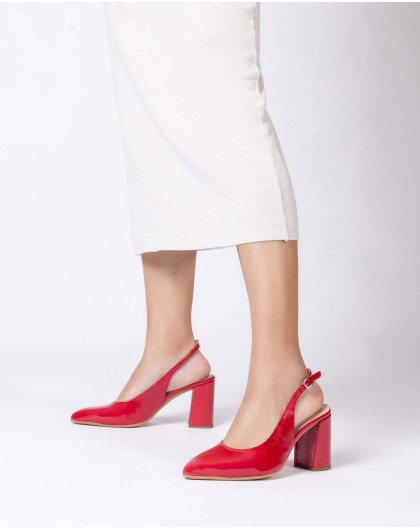 Wonders-Tacones-Zapatos de tacón VILMA Rojo