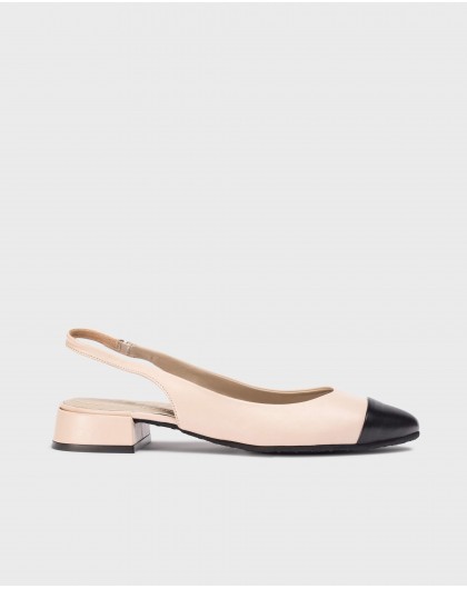 Wonders-Planos-Zapatos destalonados GILA Rosa