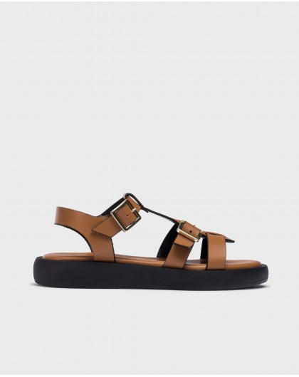 Wonders-Sandalias-Sandalias LUZ Marrones