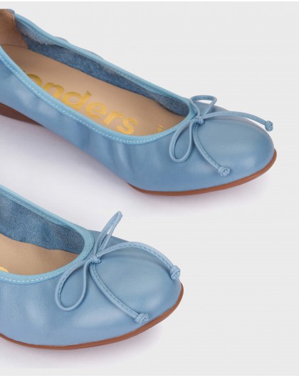 Wonders-Outlet Zapatos planos-Bailarina BO Azul
